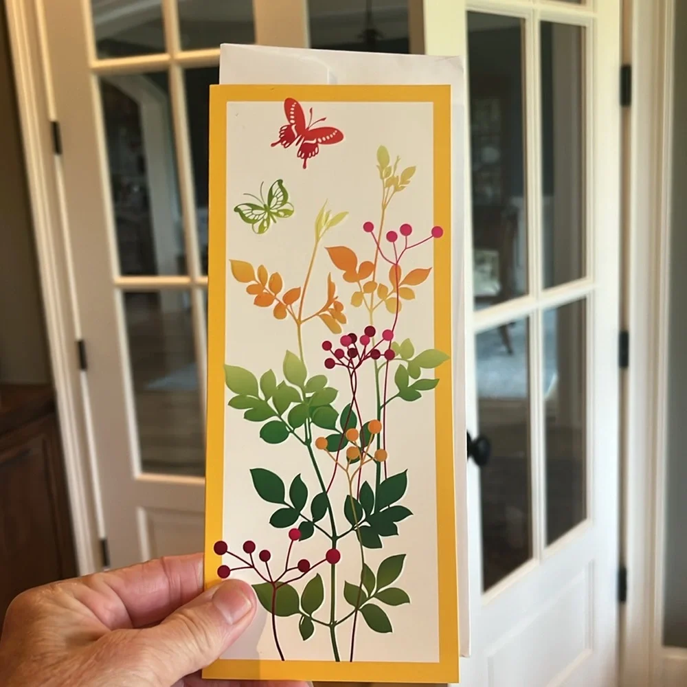 Floral and Nature Greeting Cards Set New